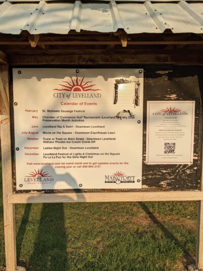 Free Levelland City Campground - Levelland, TX