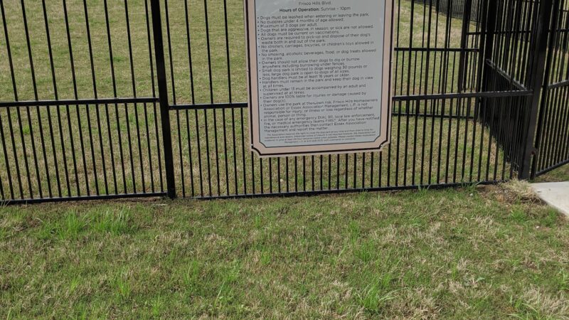 Frisco Hills Dog Park - Little Elm, TX