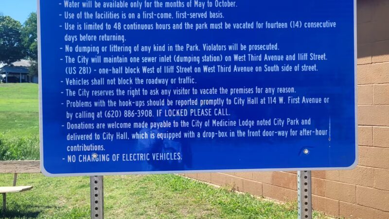 Medicine Lodge Park Camping - Medicine Lodge, KS