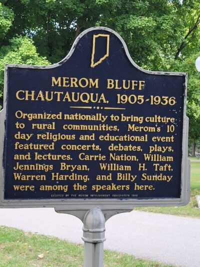 Merom Bluff Park Historical Views - Merom, IN