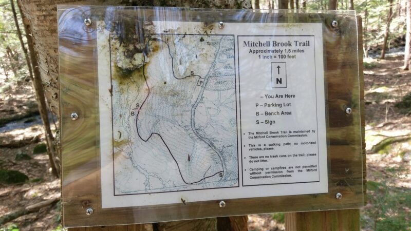 Mile Slip Town Forest Parking - Milford, NH