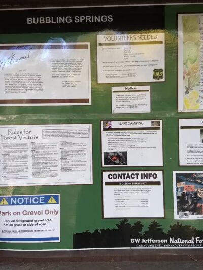 Bubbling Springs Day Use Area (recgovnpsdata) - Millboro, VA