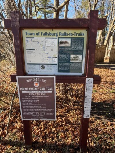 Mountain Dale Rail Trail parking - Mountain Dale, NY