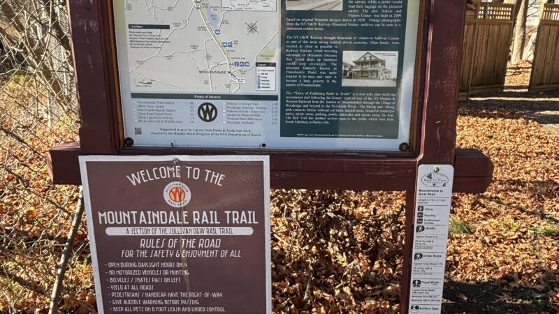 Mountain Dale Rail Trail parking - Mountain Dale, NY