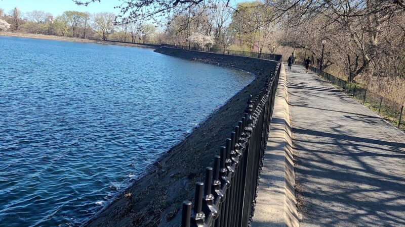 Central Park West of Reservoir - New York, NY