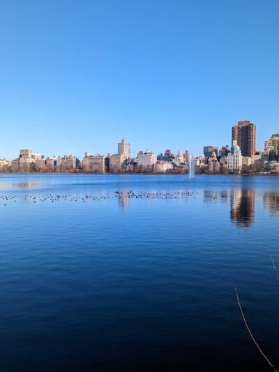 Central Park West of Reservoir - New York, NY