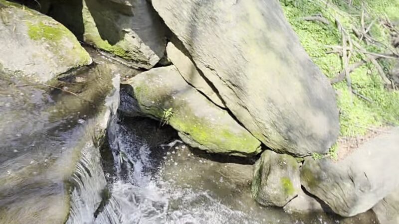 North Woods Loch Double Waterfall - New York, NY