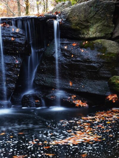 North Woods Loch Double Waterfall - New York, NY
