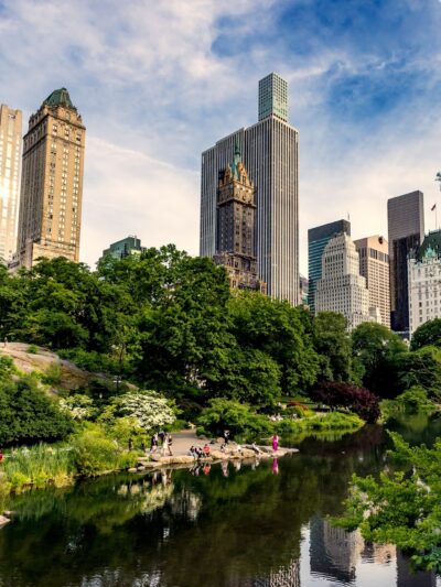 The Pond at Central Park - New York, NY