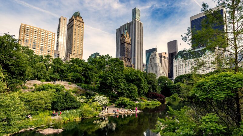 The Pond at Central Park - New York, NY