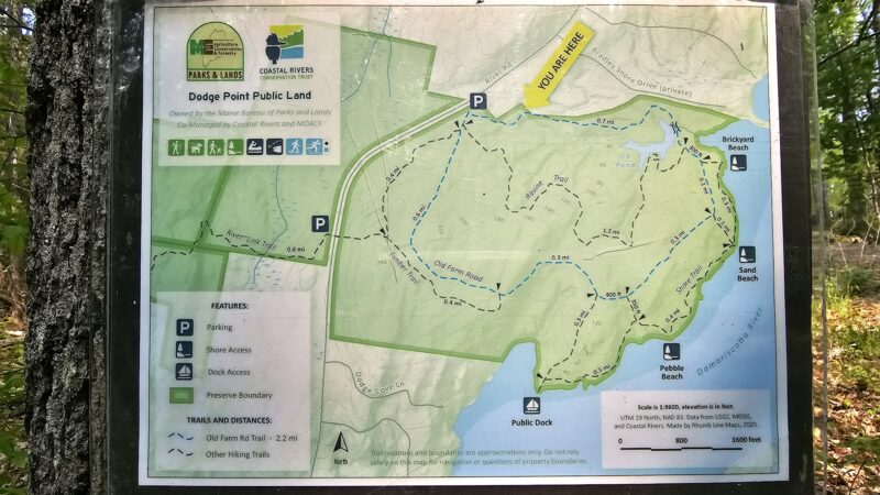 Dodge Point Preserve Trail Head - Newcastle, ME