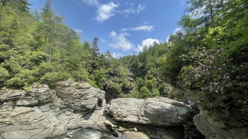 Linville Falls - Trail and Waterfall - Newland, NC