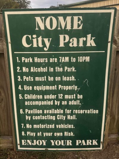 Nome City Park - Nome, TX