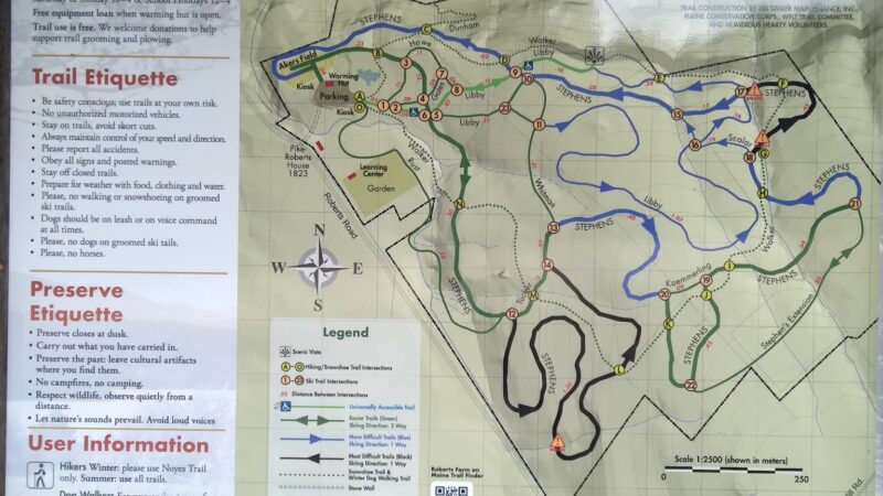 Roberts Farm Preserve Trails - Norway, ME