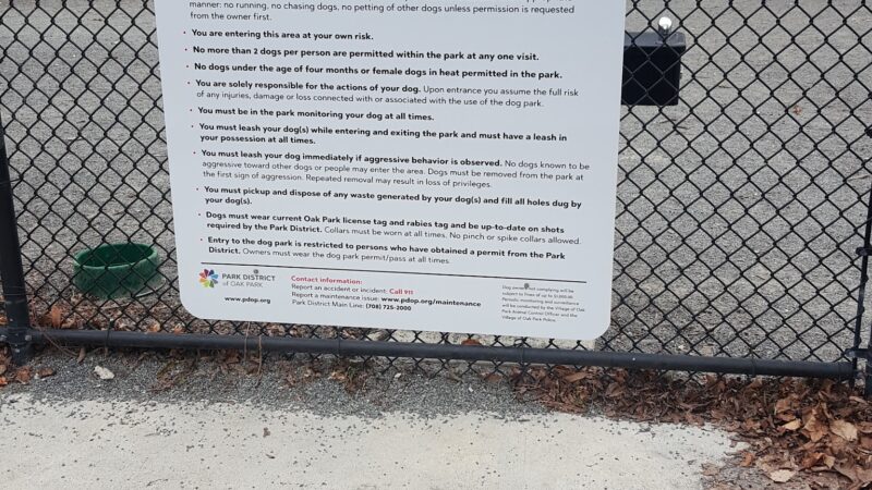 Maple Park Dog Park - Oak Park, IL