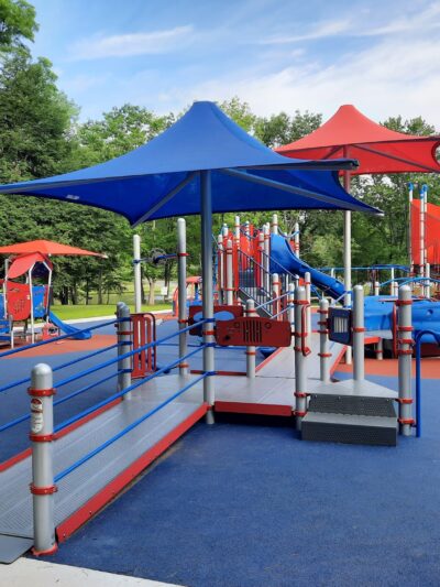 Veterans Park and Playground (private for town residents) - Orangeburg, NY