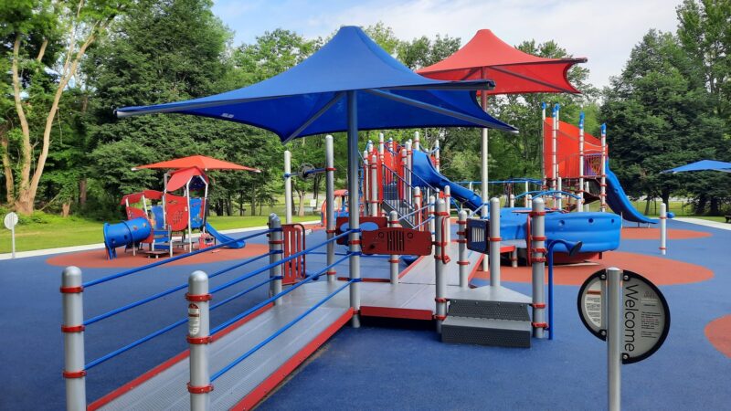Veterans Park and Playground (private for town residents) - Orangeburg, NY