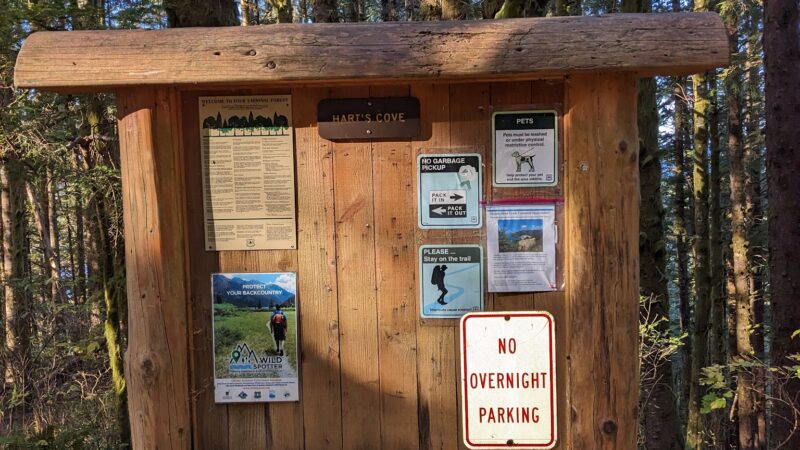 Hart's Cove Trailhead - Otis, OR