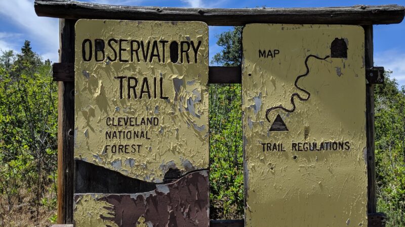 Observatory Trail Head - Palomar Mountain, CA