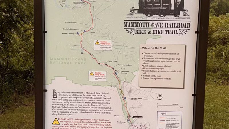Mammoth Cave Railroad Bike & Hike Trail - Park City, KY