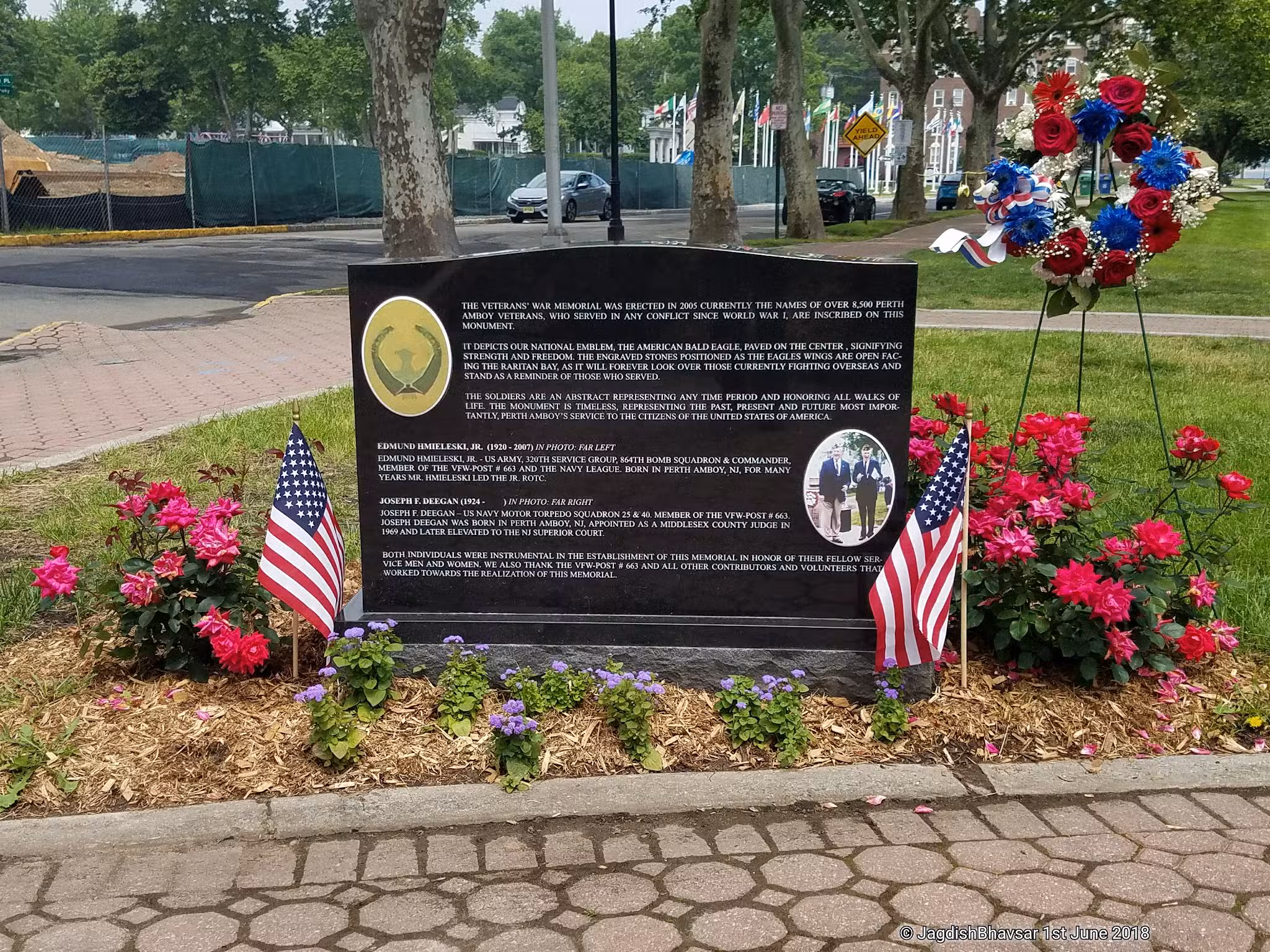 Perth Amboy Veterans Memorial - Perth Amboy, NJ