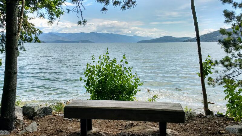 Trailhead for Pend d'Oreille Bay Trail - Ponderay, ID