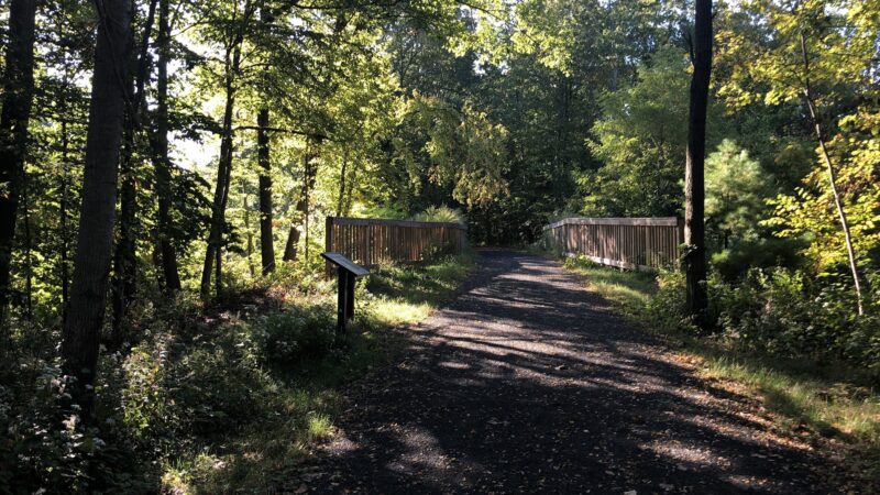 Airline State Park Trail (Mileage Marker) - Portland, CT