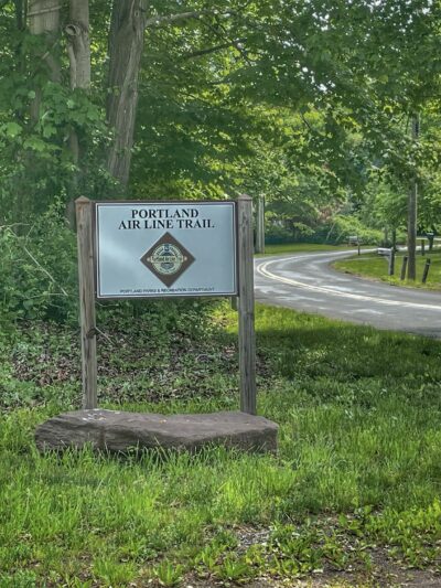 Airline State Park Trail (Mileage Marker) - Portland, CT
