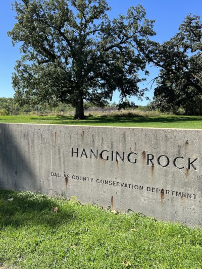Hanging Rock Park - Redfield, IA