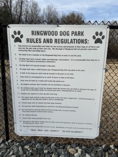 Ringwood Dog Park - Ringwood, NJ