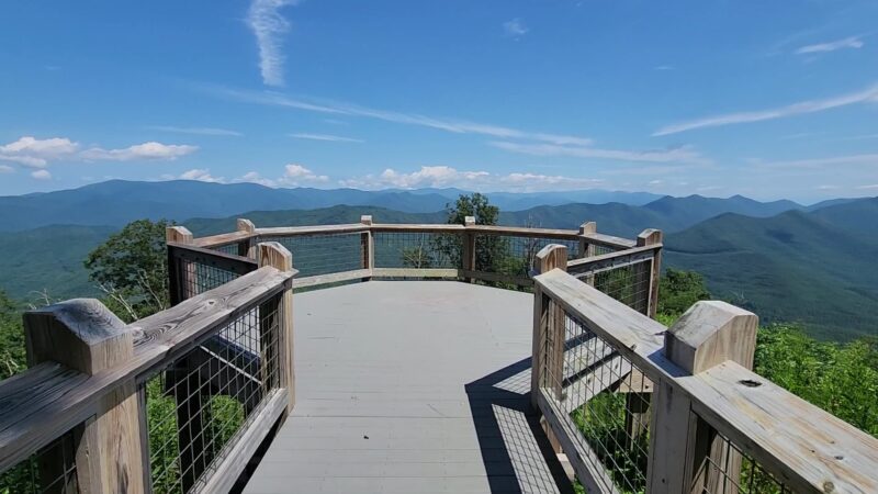 Maple Springs Observation Deck, Nantahala National Forest, Cheoah Ranger District - Robbinsville, NC