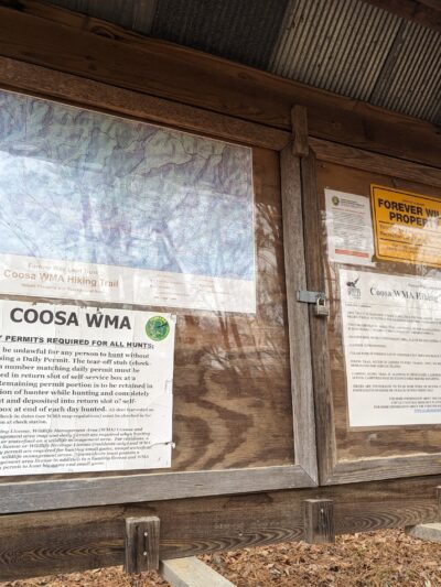 Coosa WMA, Forever Wild Trailhead - Rockford, AL
