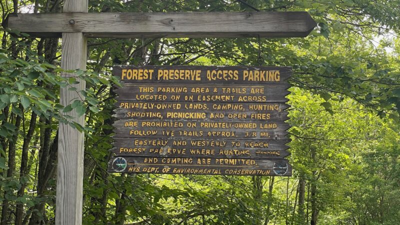 Mary Smith Trail Parking - Roscoe, NY