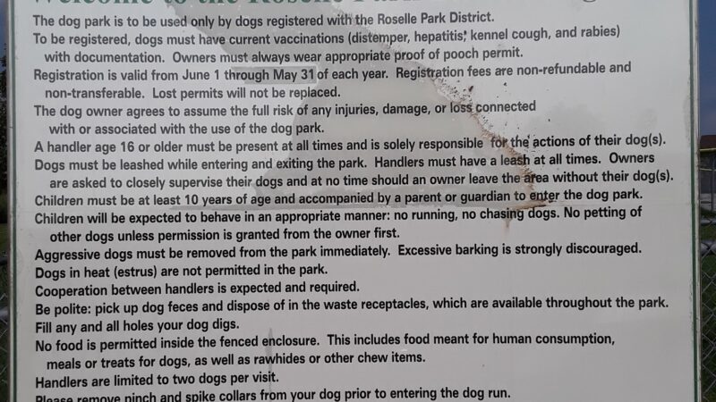 Dog Park - Roselle, IL
