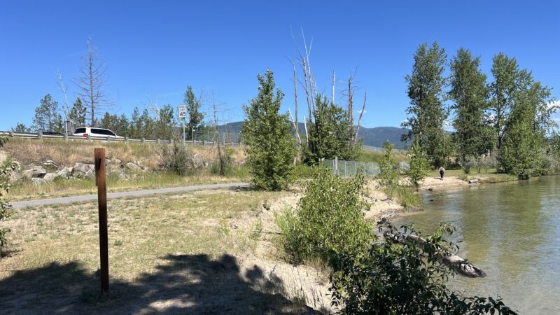 Dog beach winter walk - Sandpoint, ID
