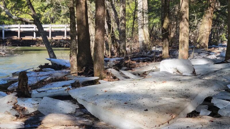 North country Trail trailhead Cherry Run - Sheffield, PA