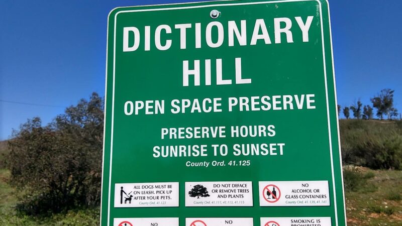 Dictionary Hill Hiking Trail - Spring Valley, CA