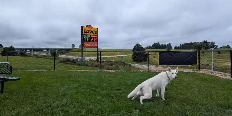 Dog Park at Love's Travel Stops - St Charles, MN