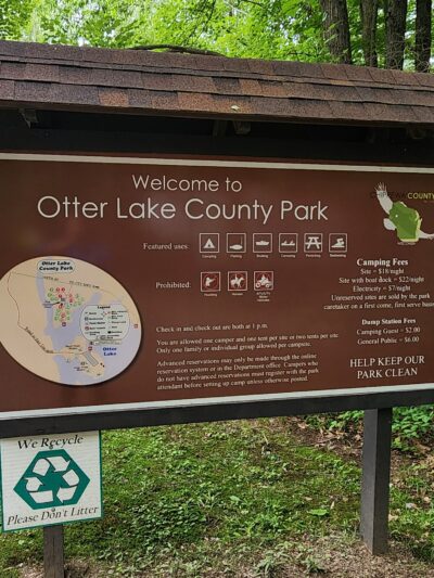 Otter Lake County Park - Stanley, WI