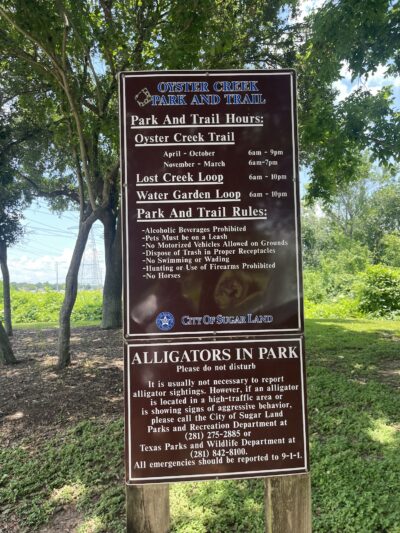 Oyster Creek Park - Sugar Land, TX