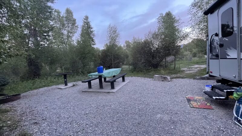 Falls campground - Swan Valley, ID