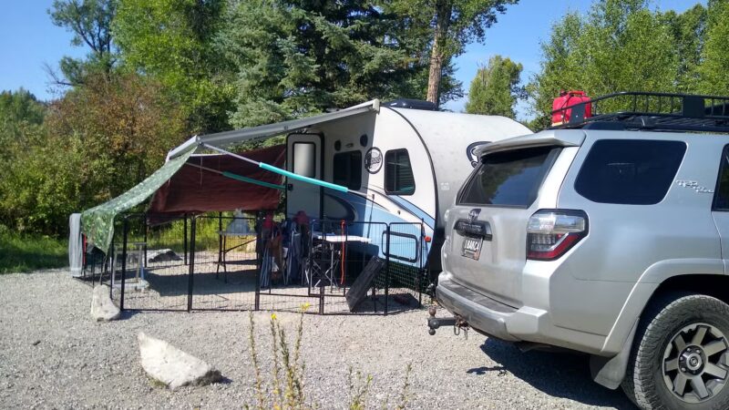 Falls campground - Swan Valley, ID