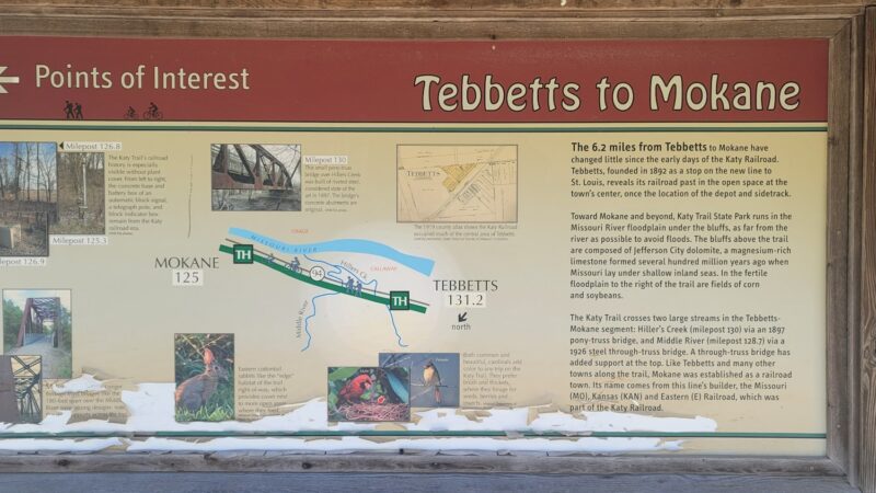 Katy Trail - Tebbetts Trailhead - Tebbetts, MO