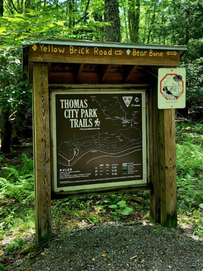 Thomas City Park Trails - Thomas, WV