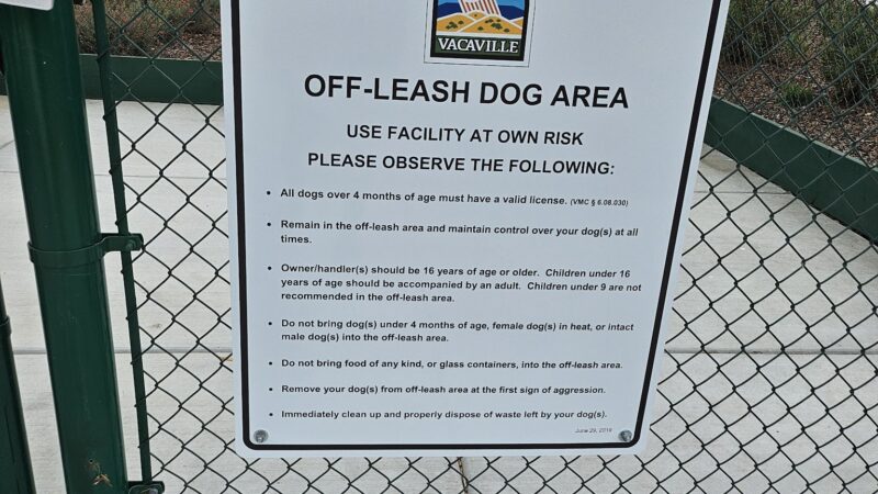 Owl Park Off-Leash Facility - Vacaville, CA