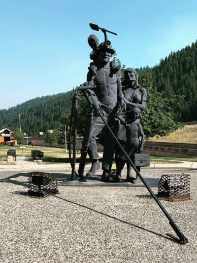 Parking Area and Silver History Site - Wallace, ID