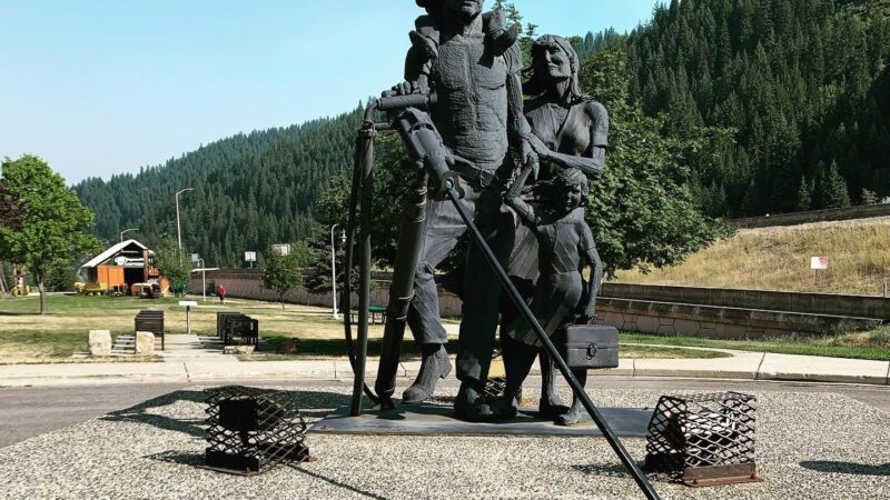 Parking Area and Silver History Site - Wallace, ID