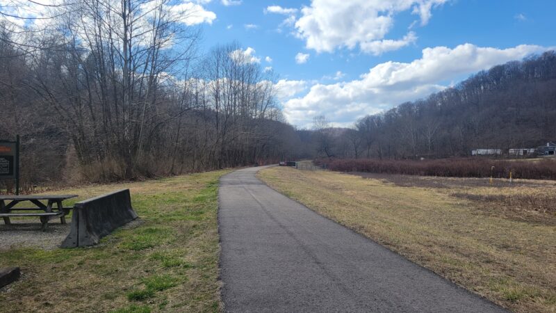 Panhandle Trail, Colliers parking lot - Weirton, WV