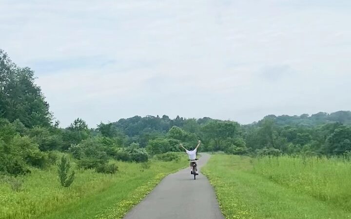 Panhandle Trail, Colliers parking lot - Weirton, WV