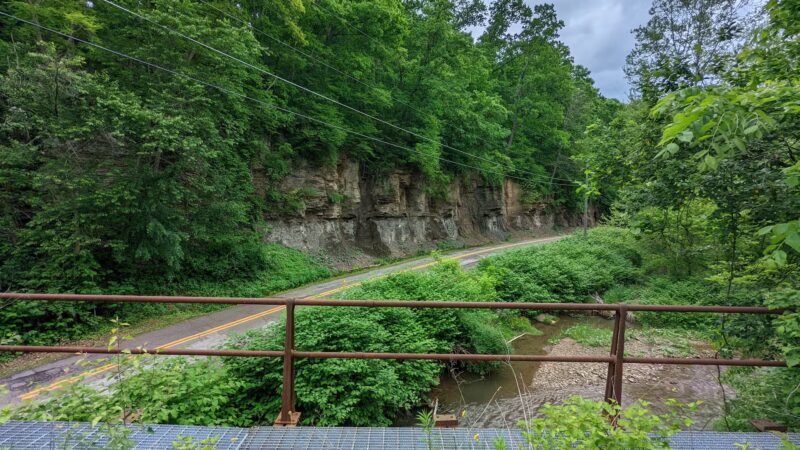 Panhandle Trail, Colliers parking lot - Weirton, WV